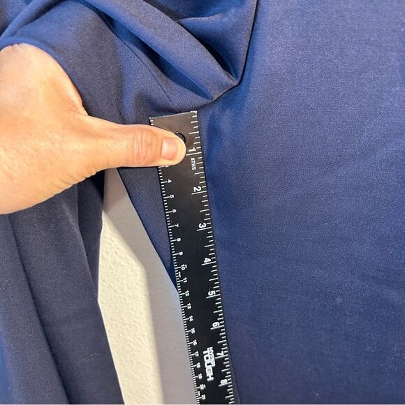 BURBERRY MENS DRESS PANTS 40 LONG BLUE NEW capsule business slacks VTG DEADSTOCK - Picture 7 of 16